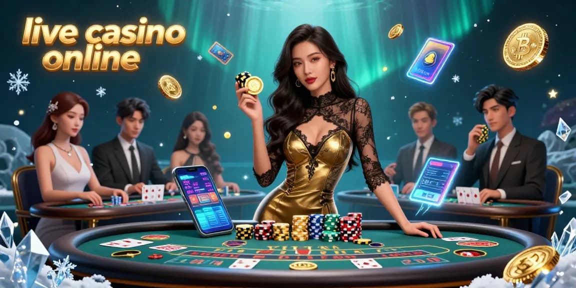 Experience the thrill of live casino online with professional dealers and vibrant gaming atmosphere.