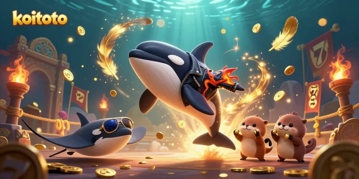 Koitoto memberikan pengalaman bertaruh melalui slot dengan kombo karakter laut lucu dan elemen kasino yang menarik.