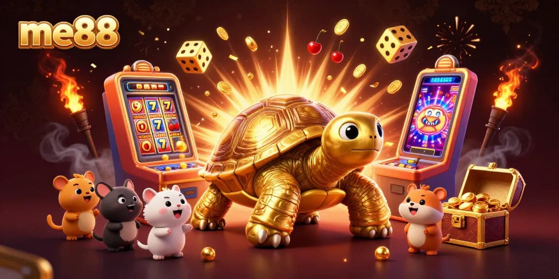 Join the excitement at me88's casino with vibrant animations and gaming delights.