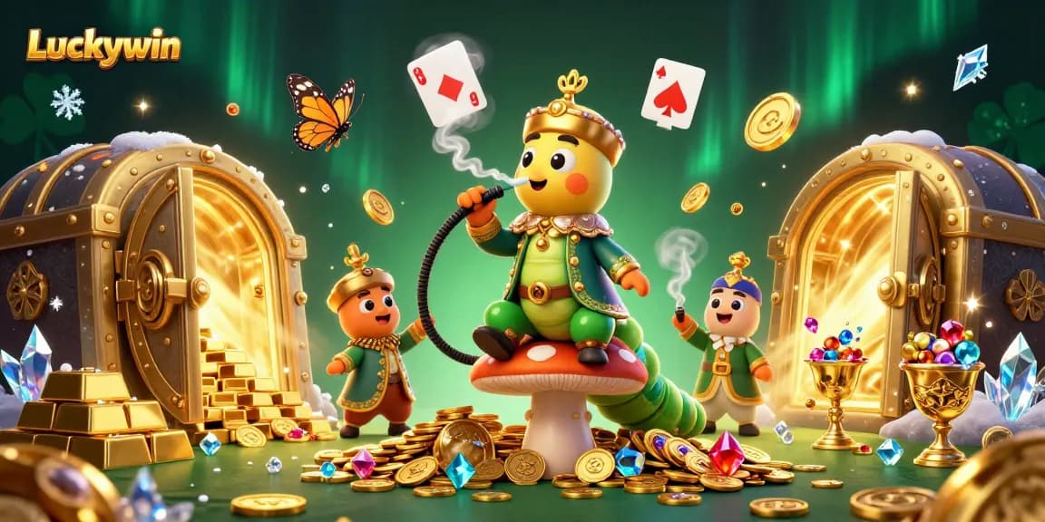 Engage with Luckywin's unique gaming experience amidst sparkling treasures and dynamic actions!