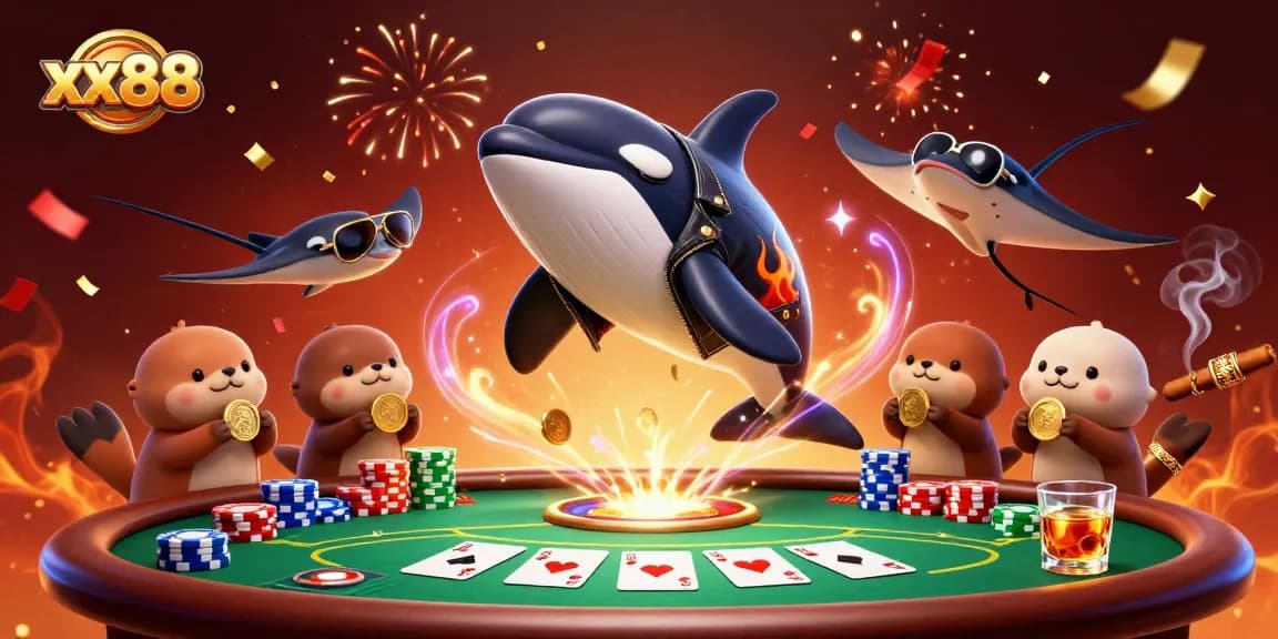 Experience thrilling wins at xx88 with iconic characters and exciting poker game elements.