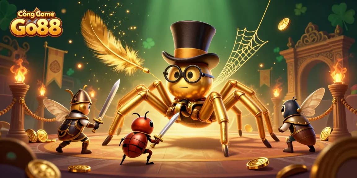 Engage in thrilling gameplay at Cổng Game Go88 with this vibrant 3D casino scene.