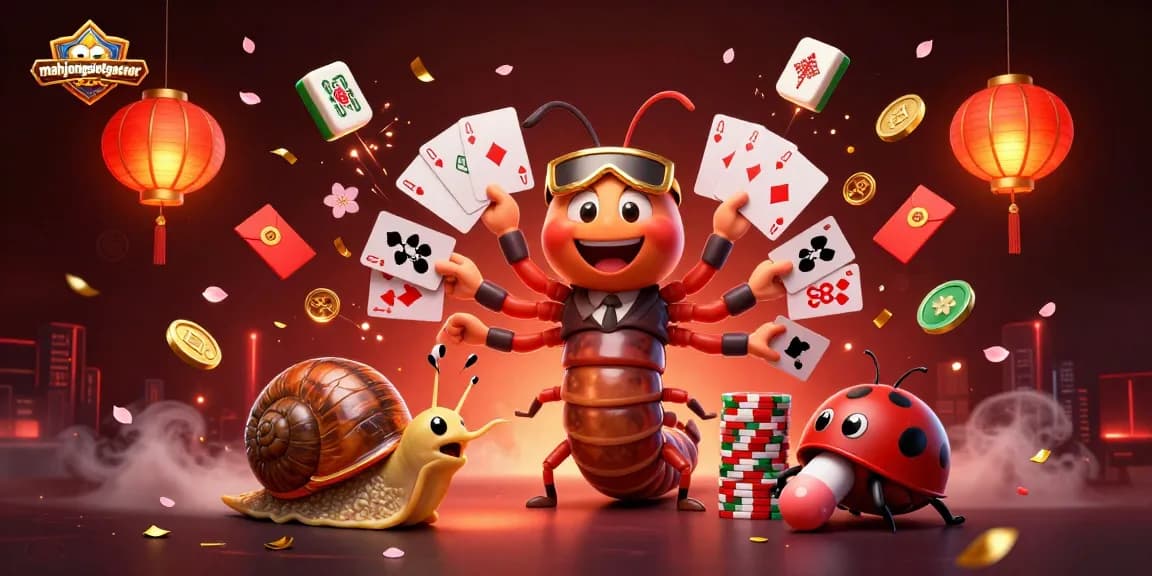 Play a thrilling earnings game with mahjongslotgacor in an electrifying casino scene.