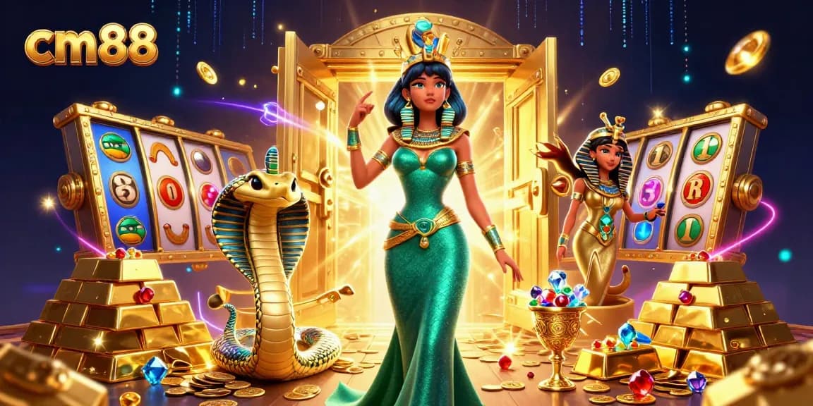 Play dynamic slot games at cm88, featuring captivating visuals and stunning 3D design.