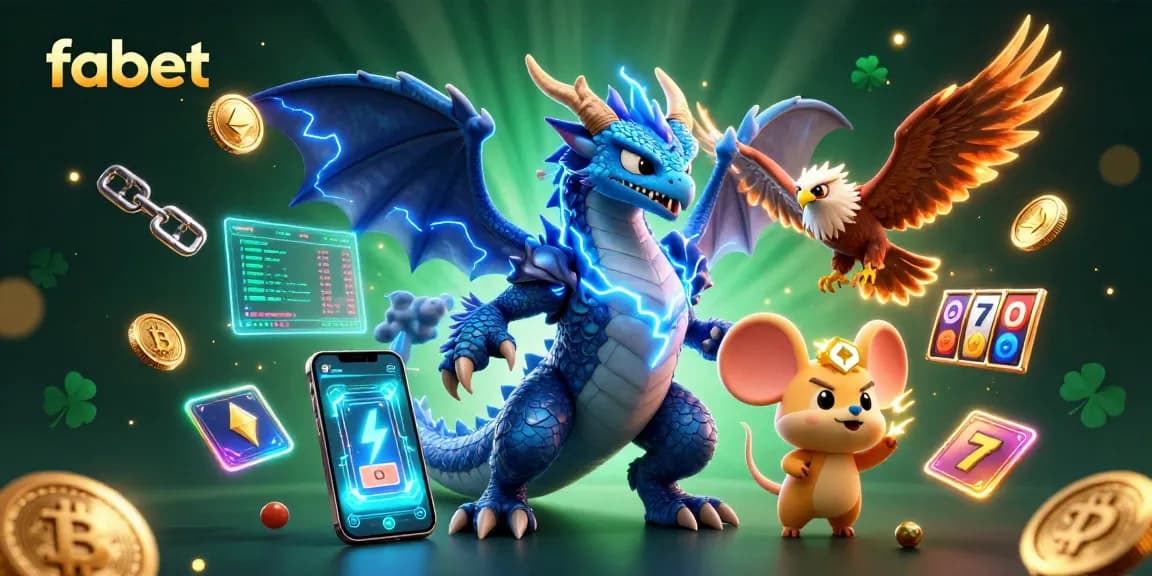 Experience fabet's vibrant online gaming with dynamic slots and crypto themes in an electrifying scene.