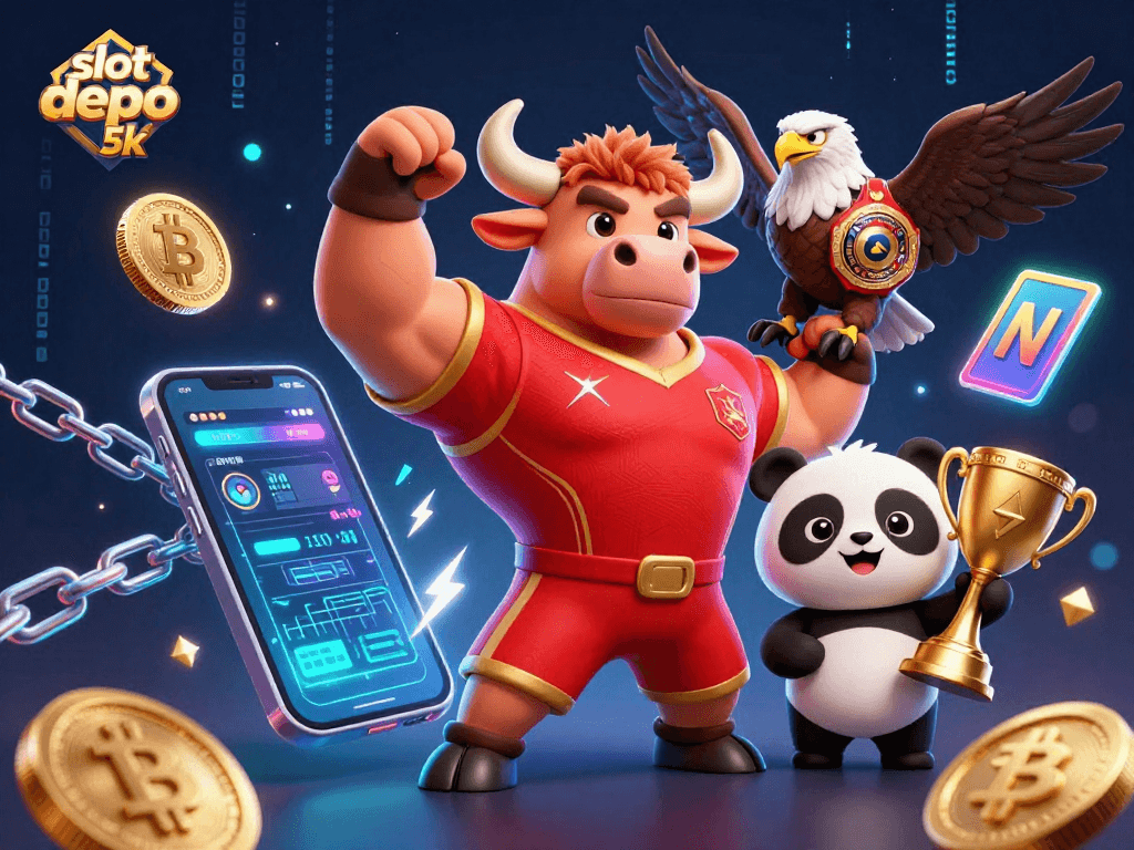 Experience exciting slot depo 5k action with vibrant characters and dynamic game elements.