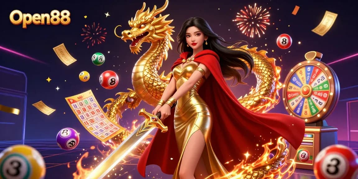 Experience thrilling moments at Open88 with vibrant game elements and charismatic characters.