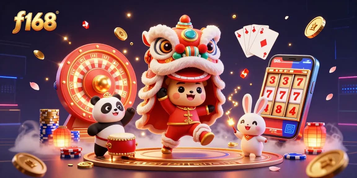 Experience the thrill of f168’s vibrant online gaming with dynamic characters and exciting casino elements.