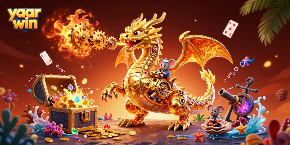 Experience thrilling gameplay with yaar win's explosive treasure and dynamic casino animations.
