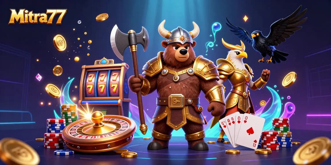Mitra77 menghadirkan pengalaman bermain slot gacor dengan fitur menarik dan simbol keberuntungan.