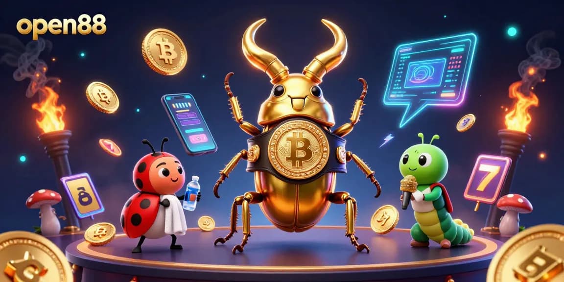 Spin to win big with open88 and immerse in a vibrant gaming experience featuring dynamic characters and casino elements.