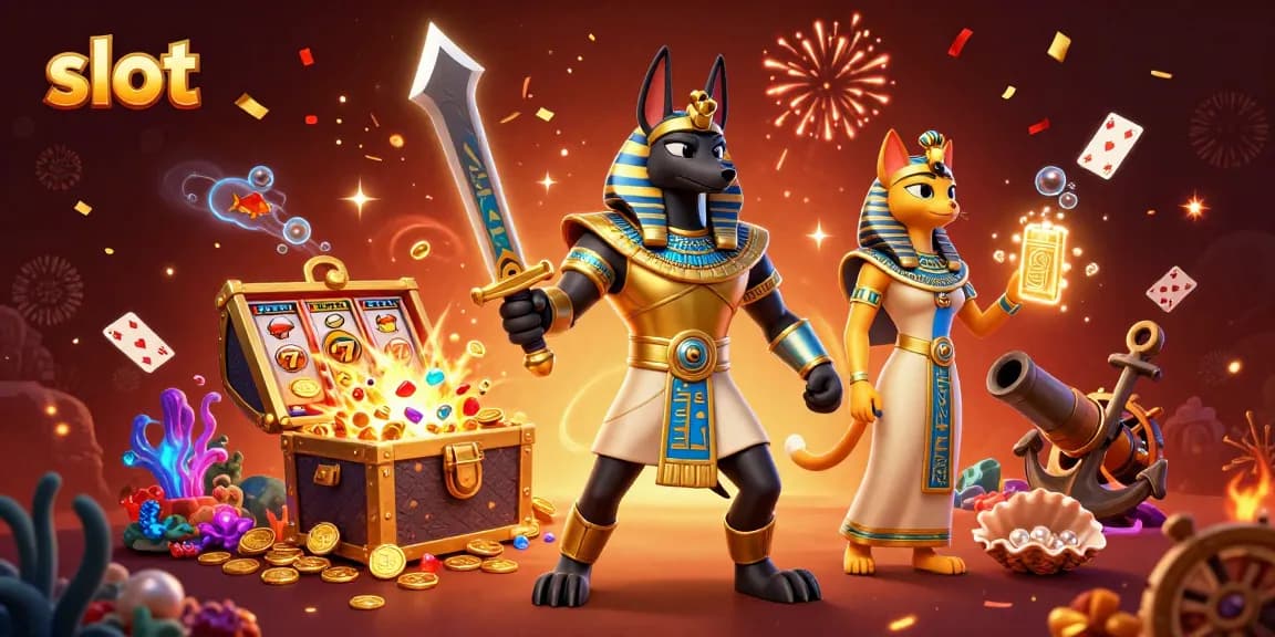 Berputarlah pada slot dengan Anubis dan Bastet yang menyemarakkan pengalaman judi.