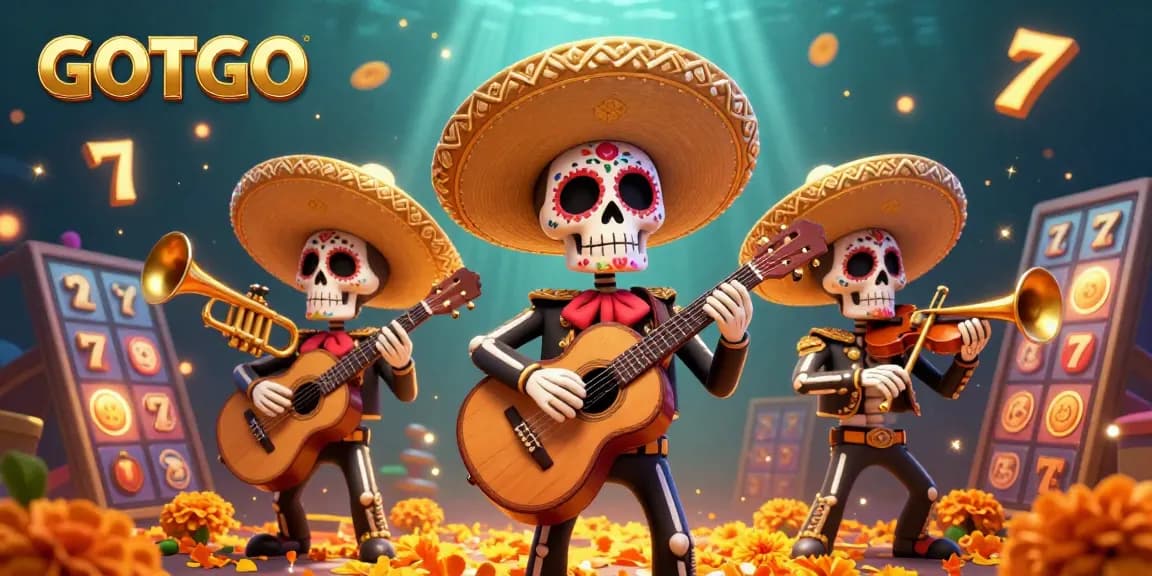 Rasakan energi kasino yang bersemangat dengan band mariachi berwarna-warni dari GOTOTO dalam lingkungan perjudian yang menarik.