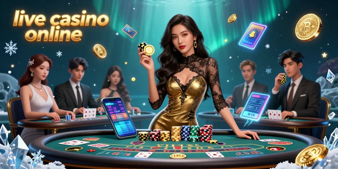 Experience the thrill of live casino online with professional dealers and vibrant gaming atmosphere.