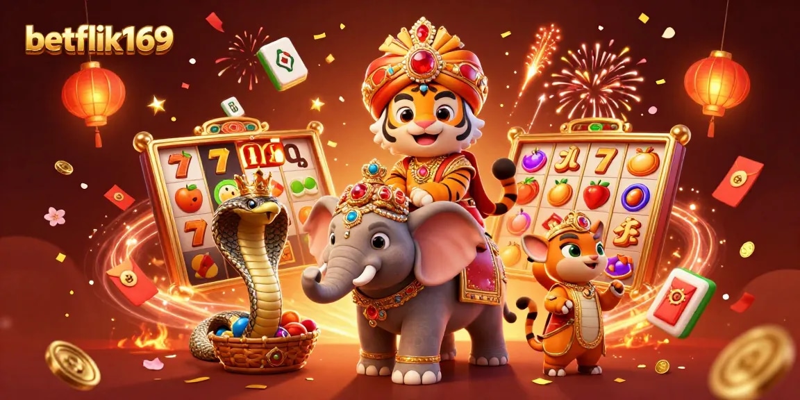 เล่นเกมใน betflik169 พร้อมกับเสือเสด็จในมหาราชาและช้างประดับอัญมณี
