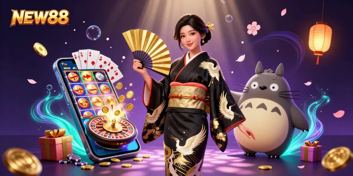 Engage in vibrant gameplay with NEW88's immersive slot experience and exciting features.
