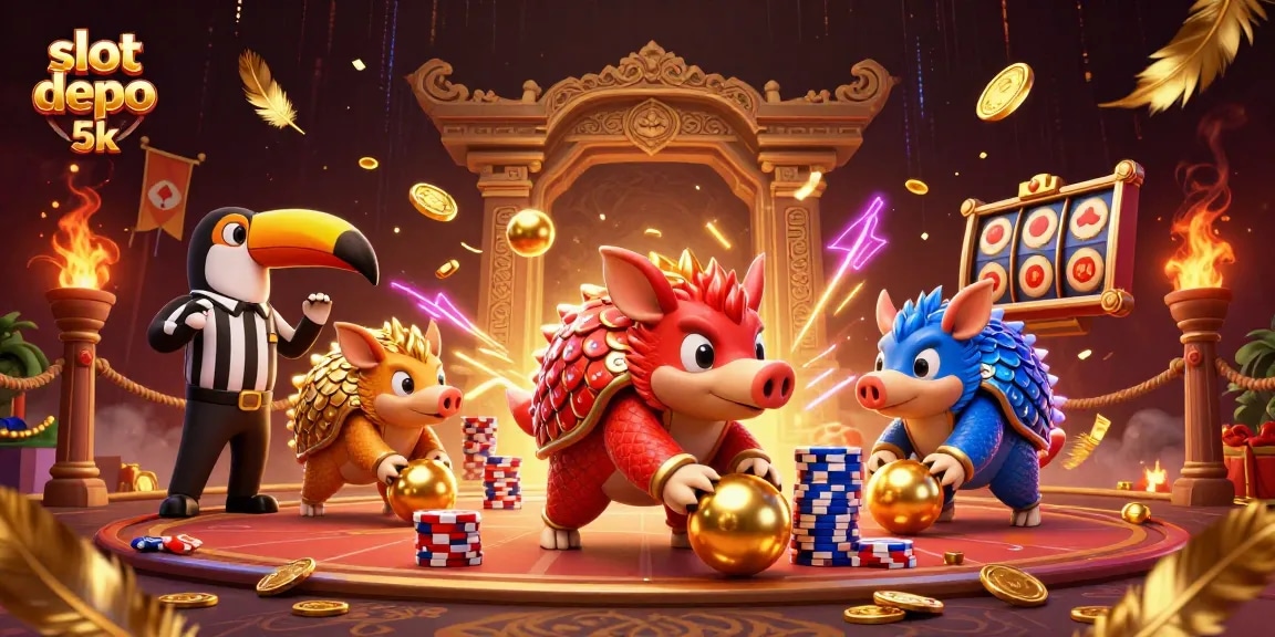 Win big with slot depo 5k action featuring rival pangolins and casino excitement!