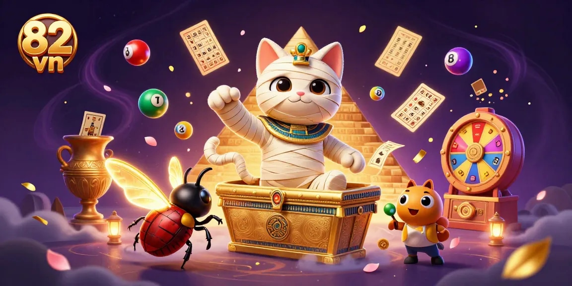 Engage thrilling games at 82 vn with a vibrant scene of excitement featuring dynamic lottery elements.