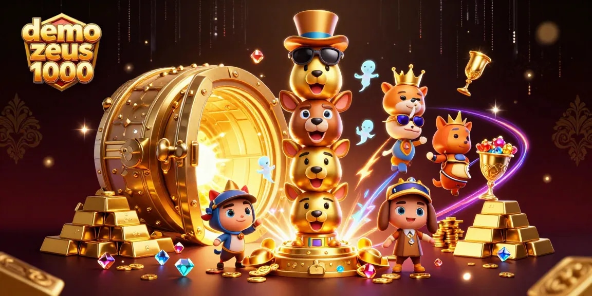 Win big with demo slot zeus 1000 by enjoying an ultra-detailed 3D casino illustration.