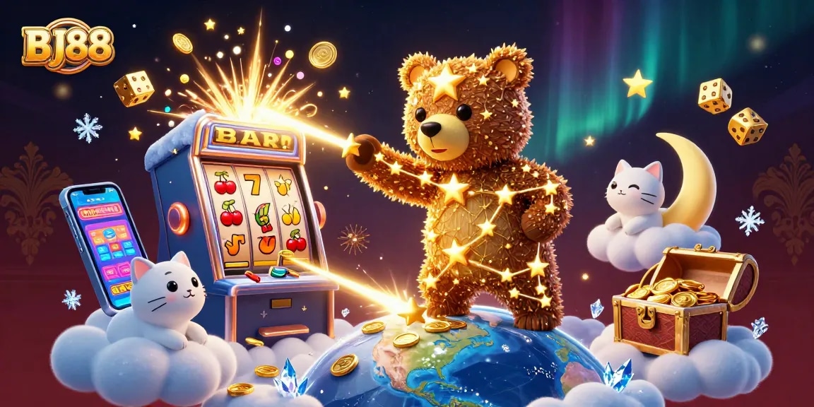 BJ88 casino offers dynamic gameplay, featuring a vibrant 3D slot machine and rich gaming elements.