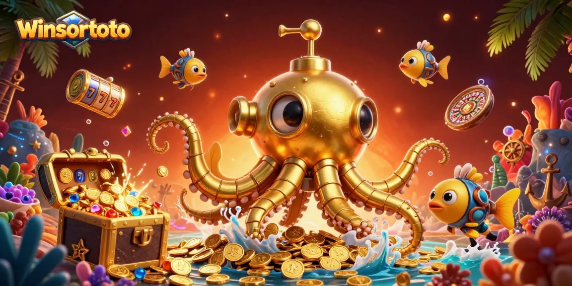 Experience winsortoto in a vibrant 3D casino adventure with gold coins and dynamic game elements.