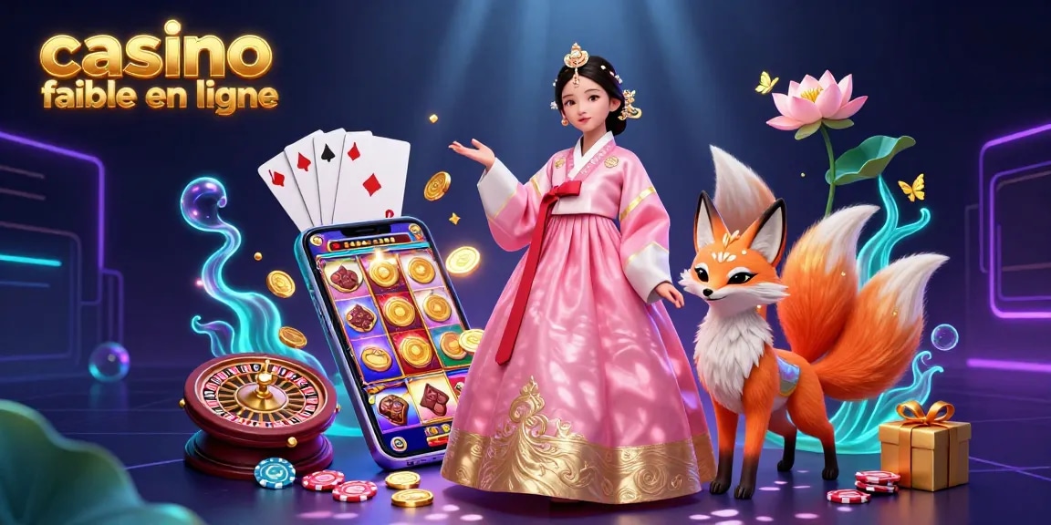Participez aux jeux d'argent en ligne avec "casino fiable en ligne" mettant en avant une scène de casino vibrante, présentant des jeux et de l'excitation.
