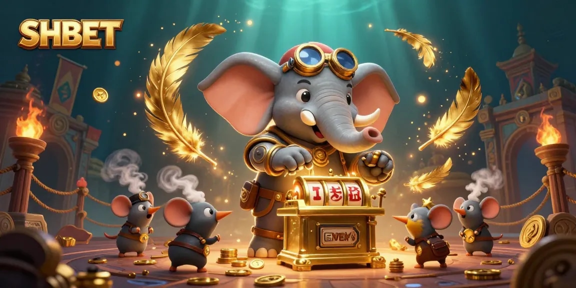 Experience thrilling adventures at SHBET with steampunk characters and slot machines blending excitement and gameplay.