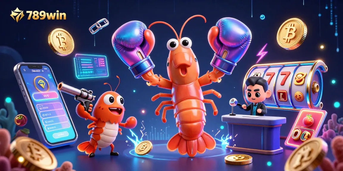 Engage in thrilling slot action at 789win with vibrant gaming elements and colorful characters.