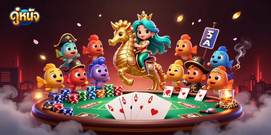 ดูหนังออนไลน์ฟรีในบรรยากาศของเกมคาสิโนพร้อมโมเดลปลาและเจ้าหญิงเศรษฐี