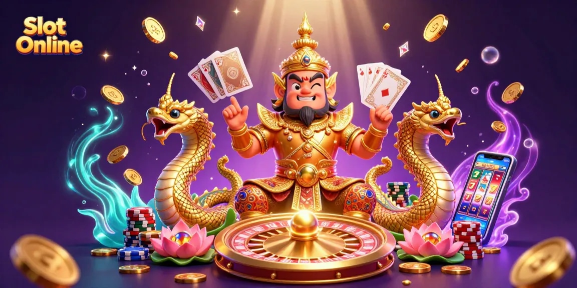 Spin the reels at Slot Online with vibrant characters and thrilling elements from the casino world.