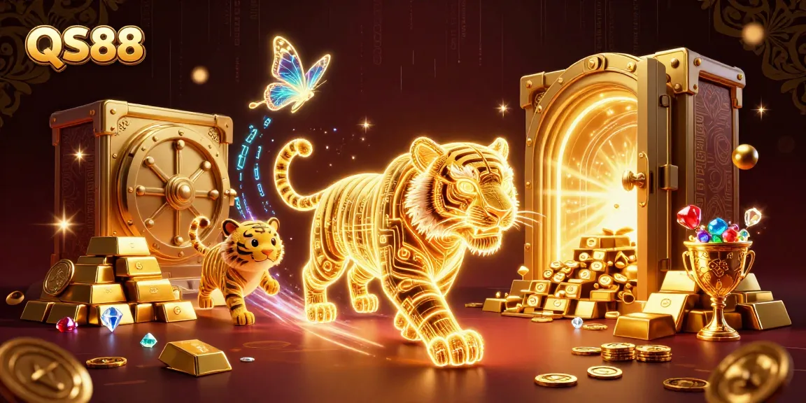 Experience exciting gambling moments at QS88 with vibrant 3D casino visuals and dynamic game elements.