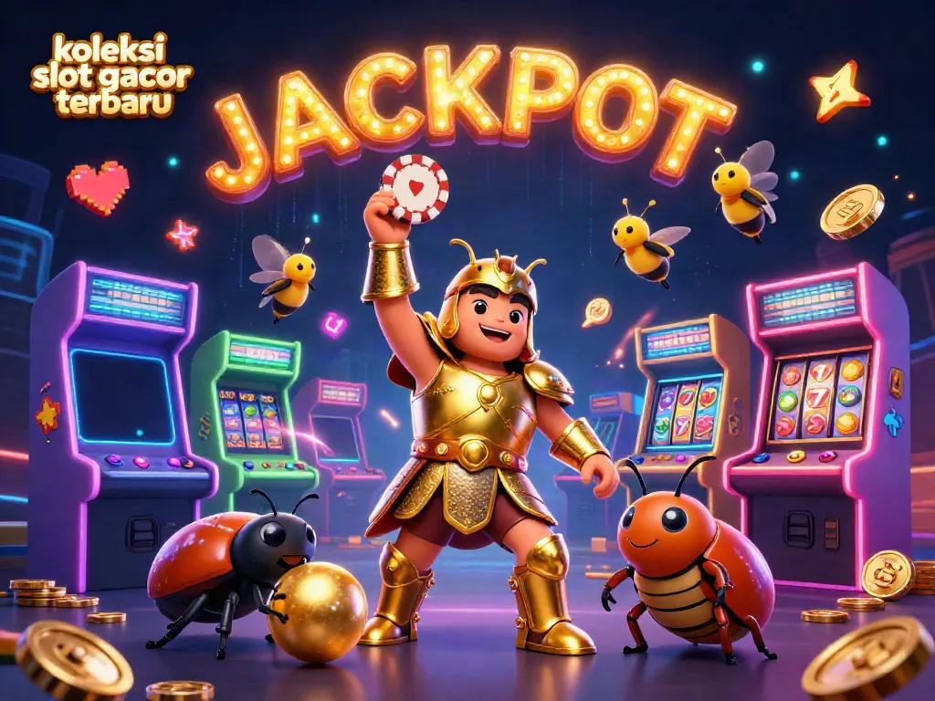 Visual koleksi slot gacor terbaru dengan karakter unik di kasino digital.