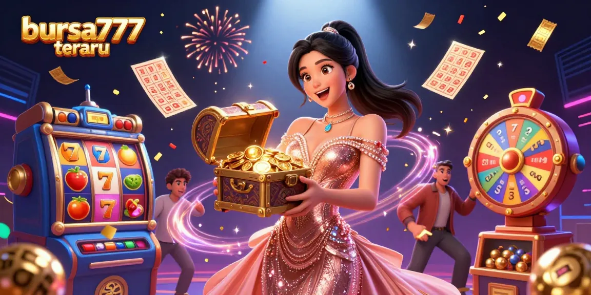 Bursting into excitement at bursa777 terbaru with slot reels, coins, and colorful jackpot rewards.