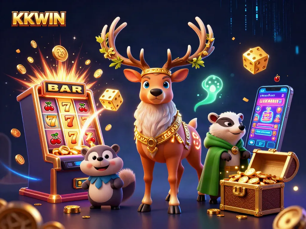 KKWIN enhances the excitement of gaming with dynamic slot machines and mystical characters.