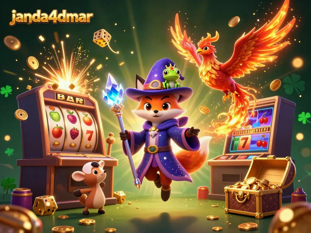 Menggoda keberuntungan dengan janda4dmar, menikmati permainan mesin slot penuh warna dan jackpot.