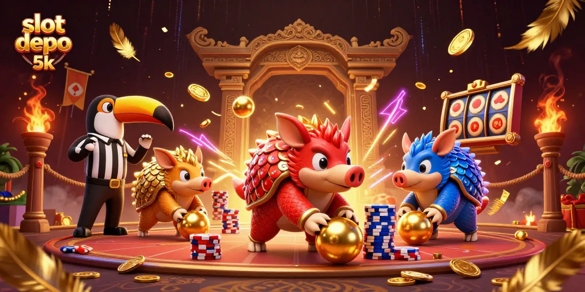 Win big with slot depo 5k action featuring rival pangolins and casino excitement!