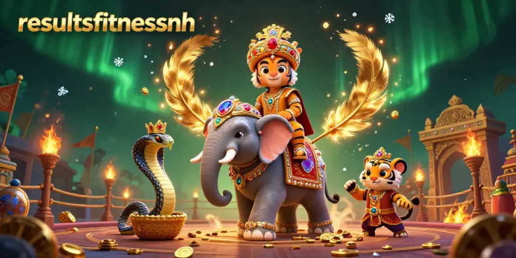 Hasil Fitness NH menawarkan pengalaman kasino dengan harimau maharaja dan gajah berhiaskan permata.
