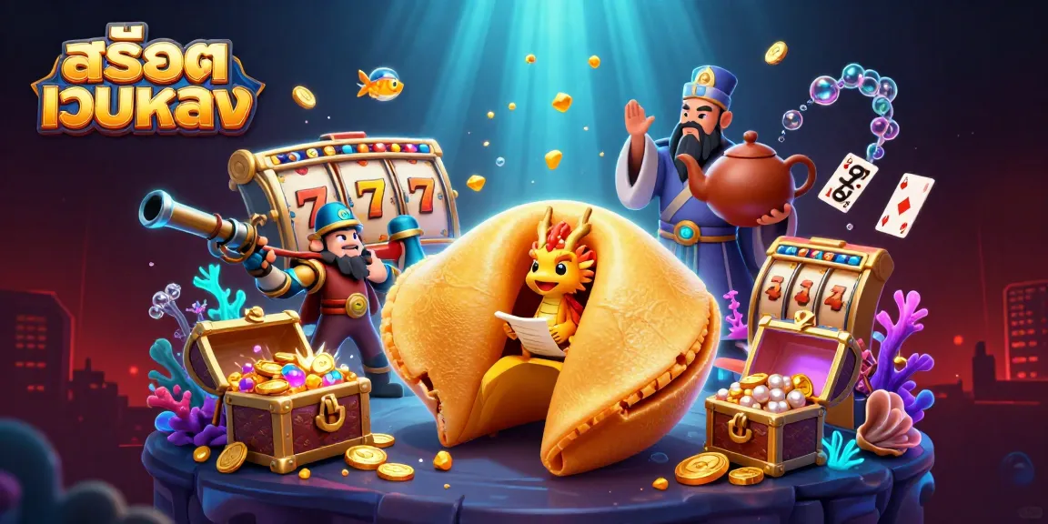 Experience thrilling gaming action with สล็อตเว็บตรง, featuring a vibrant gold-rich design and cartoon characters, illustrating casino excitement.