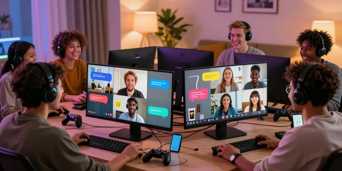 Engaging online social chat platform with شات فله features, showcasing diverse users interacting in a friendly virtual environment.