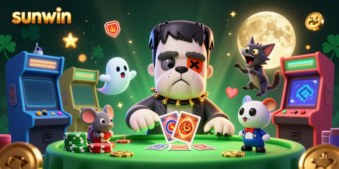 Experience thrilling gameplay with sunwin’s animated casino scene featuring unique characters and games.