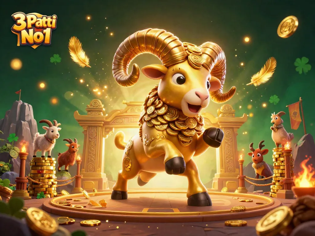 Experience the thrill of 3 Patti No1 with a vibrant casino-themed illustration showcasing dynamic gameplay elements.
