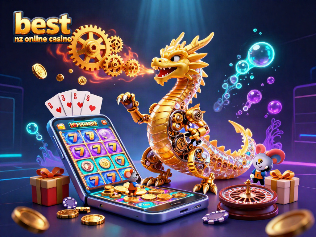 Engage in thrilling slots action at the best nz online casino with immersive 3D elements.