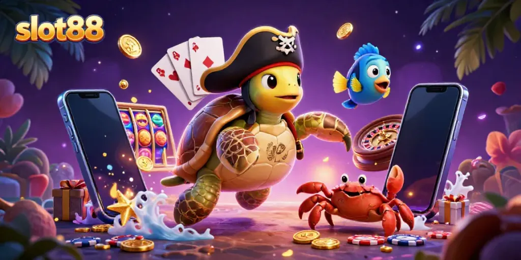Slot88 menawarkan pengalaman bermain yang luar biasa dengan elemen kartun dan permainan slot yang berwarna-warni.