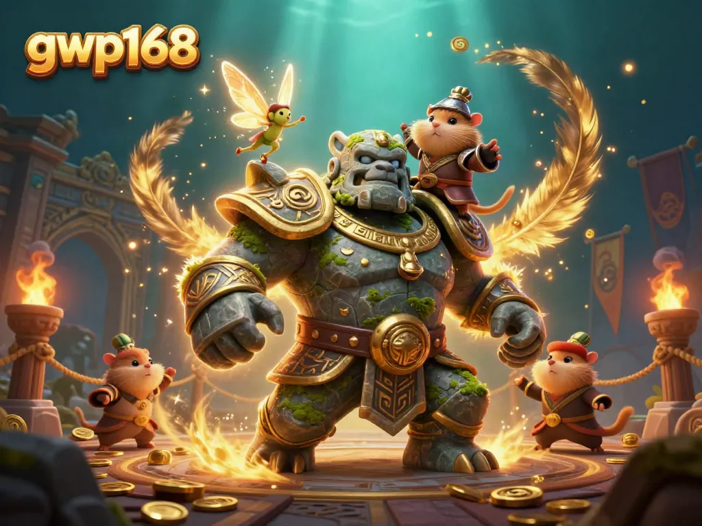 Menangkan permainan di gwp168 dengan golem mistis dan peri ajaib yang memikat.