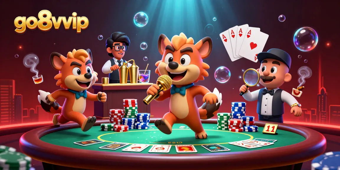 Experience high-energy entertainment at go8vvip casino with vibrant characters and action-packed game elements.