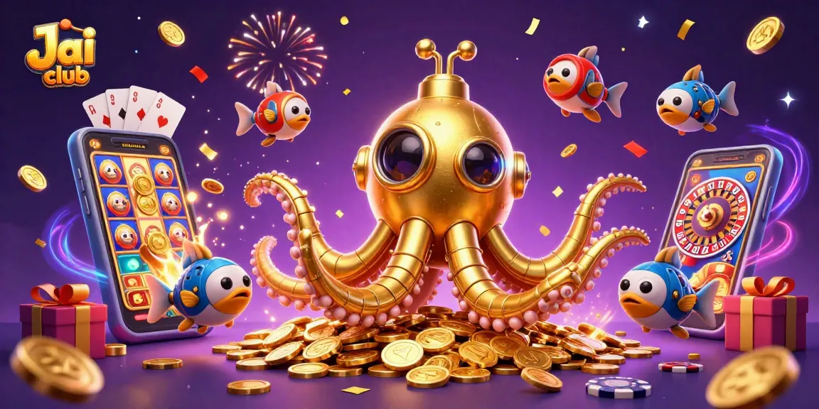 Engage in thrilling action with Jai club's vibrant animated casino scene filled with excitement and rewards.