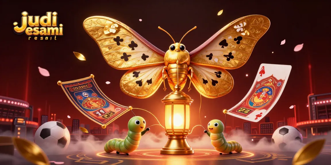 Experience judi bola resmi action with vibrant 3D sports elements and golden motifs in this dynamic illustration.