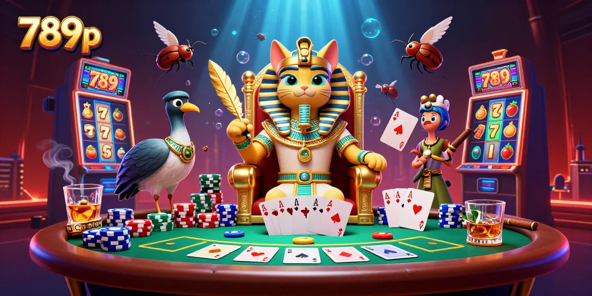 Engage in thrilling gameplay at 789p with rich poker and slot game illustrations.