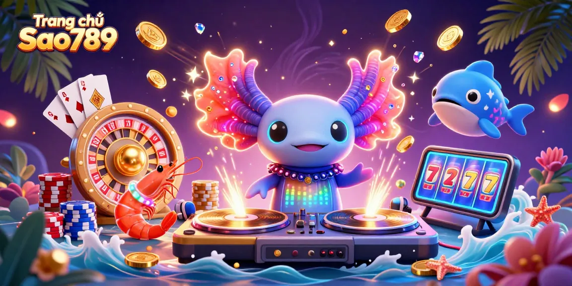 Experience thrilling spins and wins at Trang chủ Sao789 with vibrant characters and dynamic game elements.
