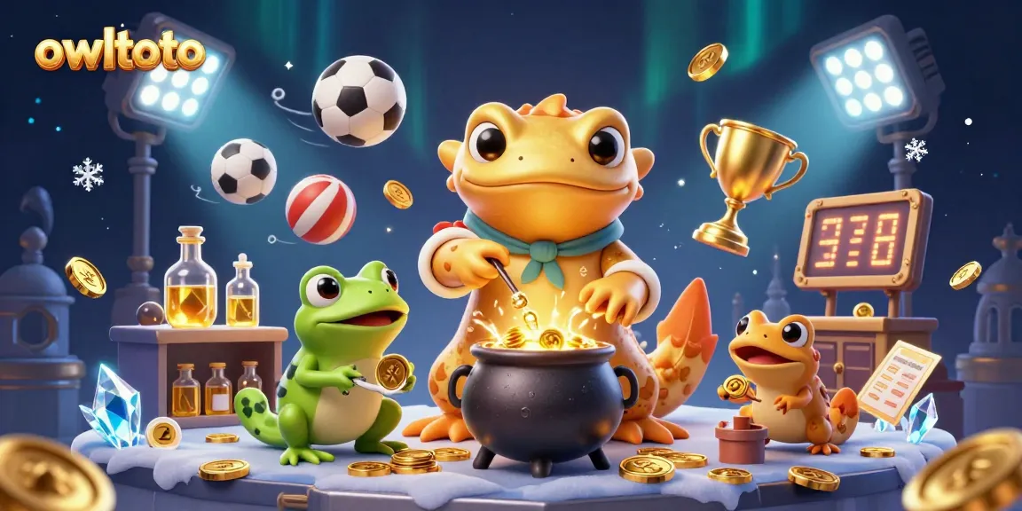 Engage with owltoto's thrilling 3D casino world featuring golden alchemy and sports betting excitement.